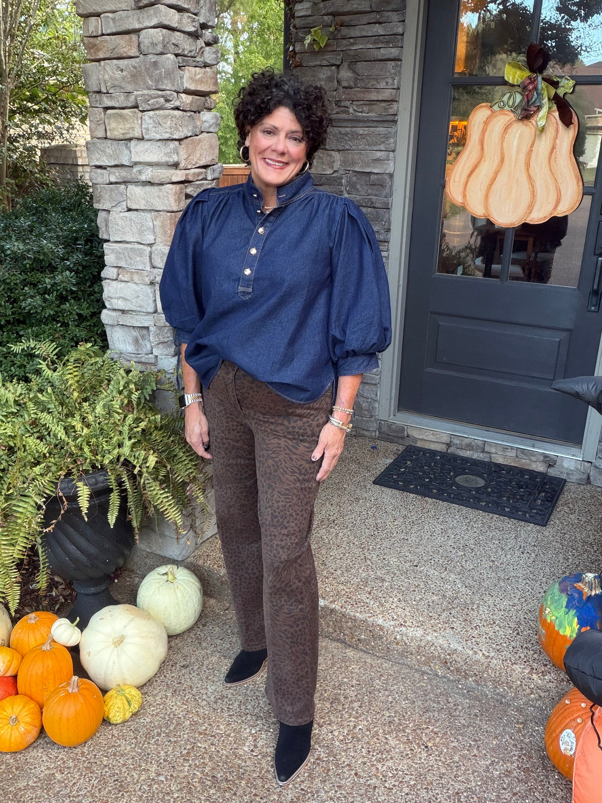 Entro Denim Top