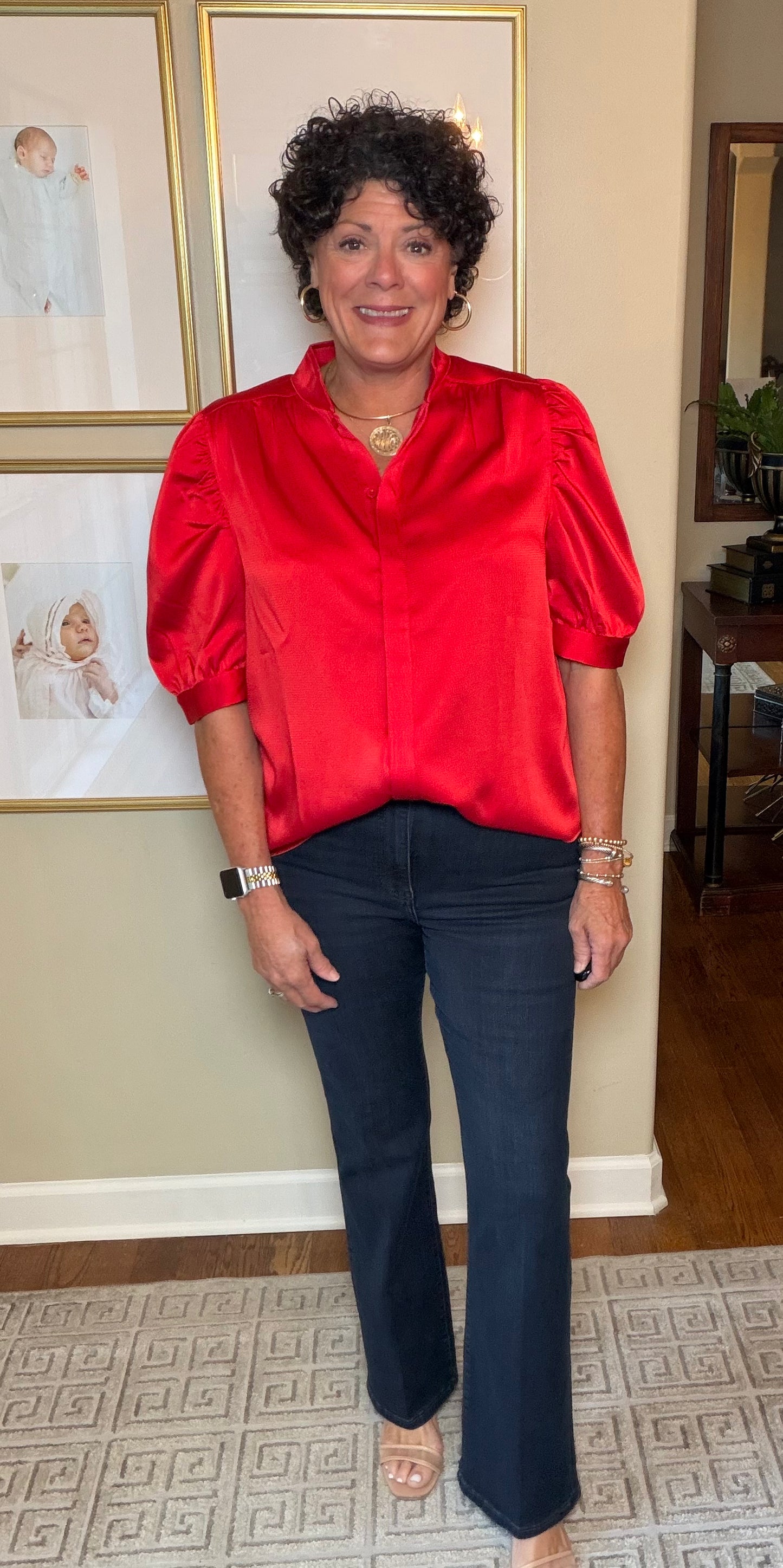 Jade Ruched Sleeve Shirt