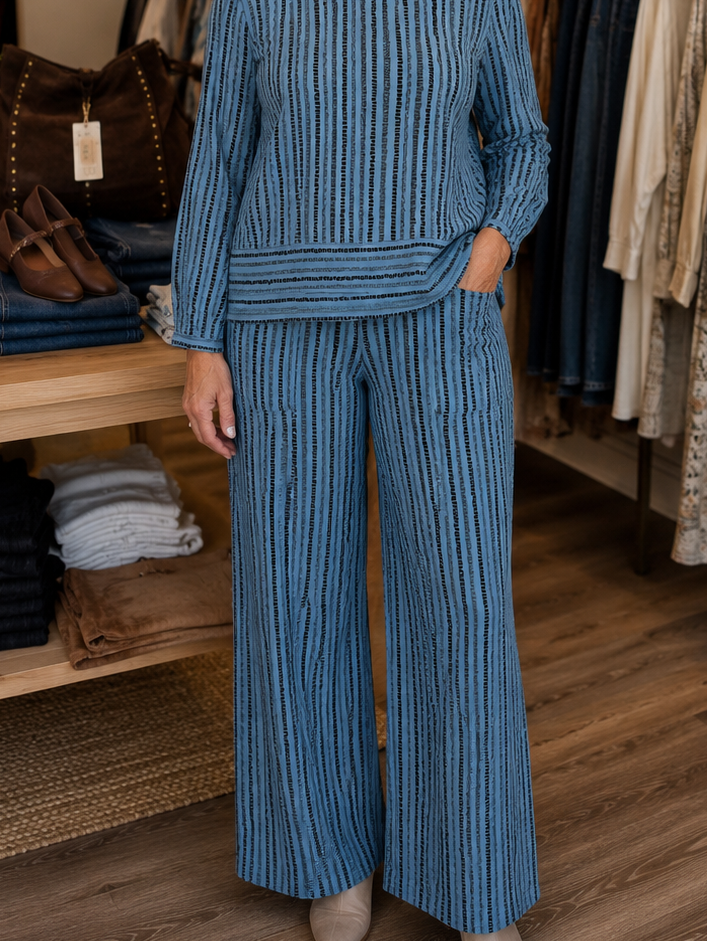 Escape Canyon Stripe Pocket Flood Pant