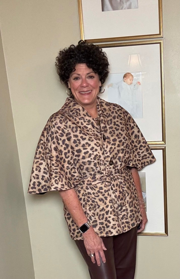 BoHo Chic Leopard Print Jacket