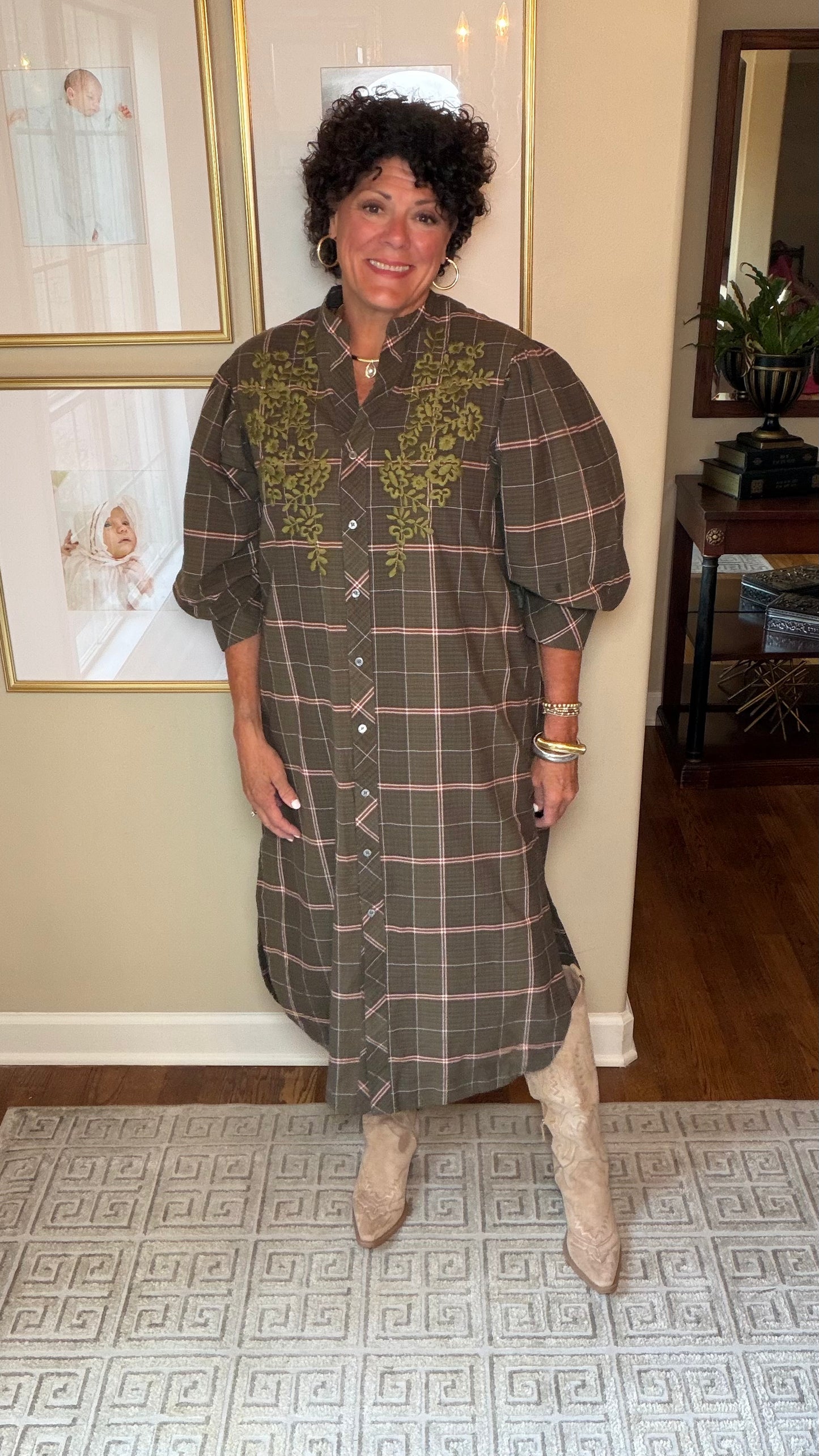 Sister Mary Plaid Dress