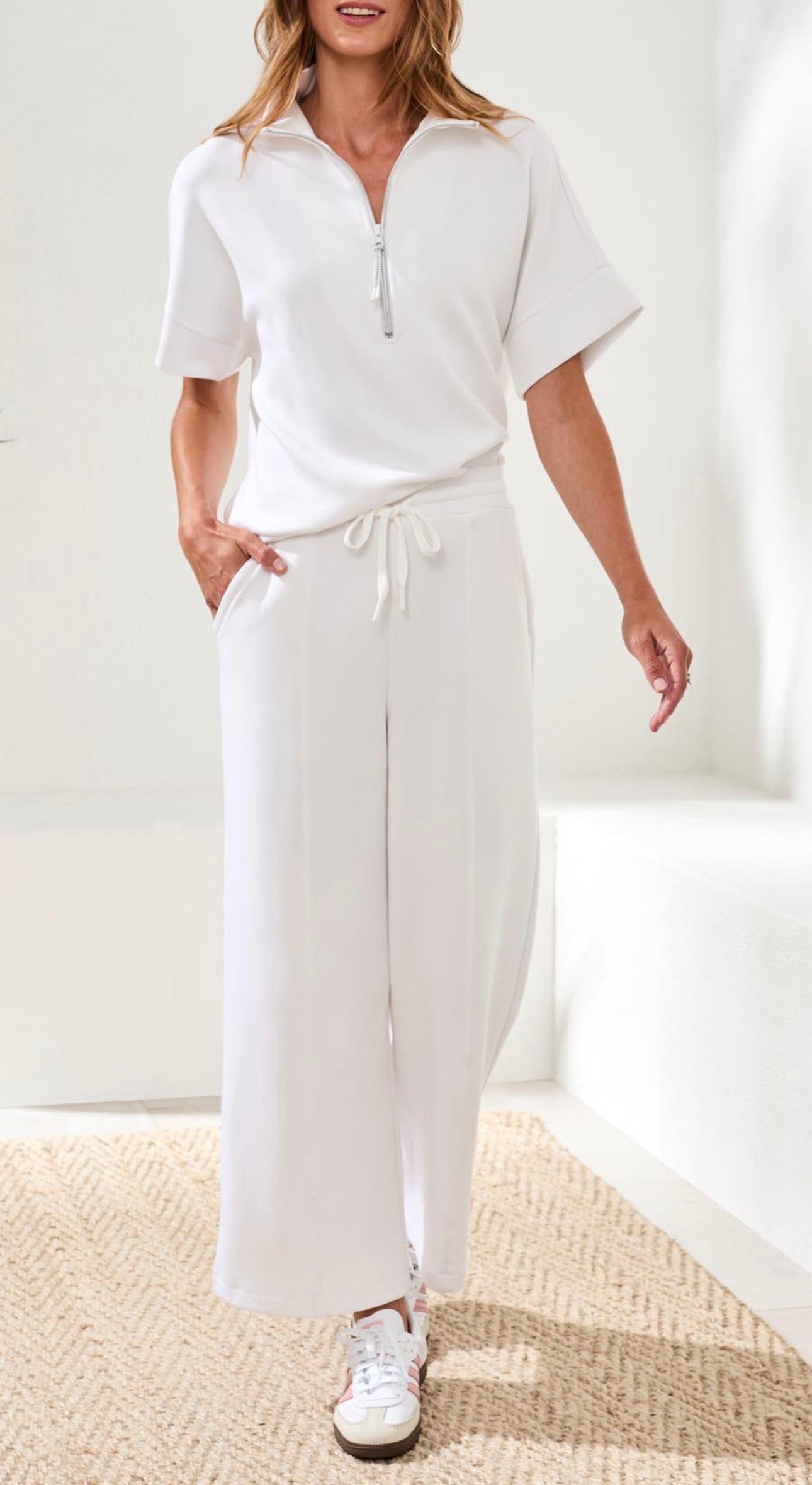 Tribal Pull On Capri with Draw Cord