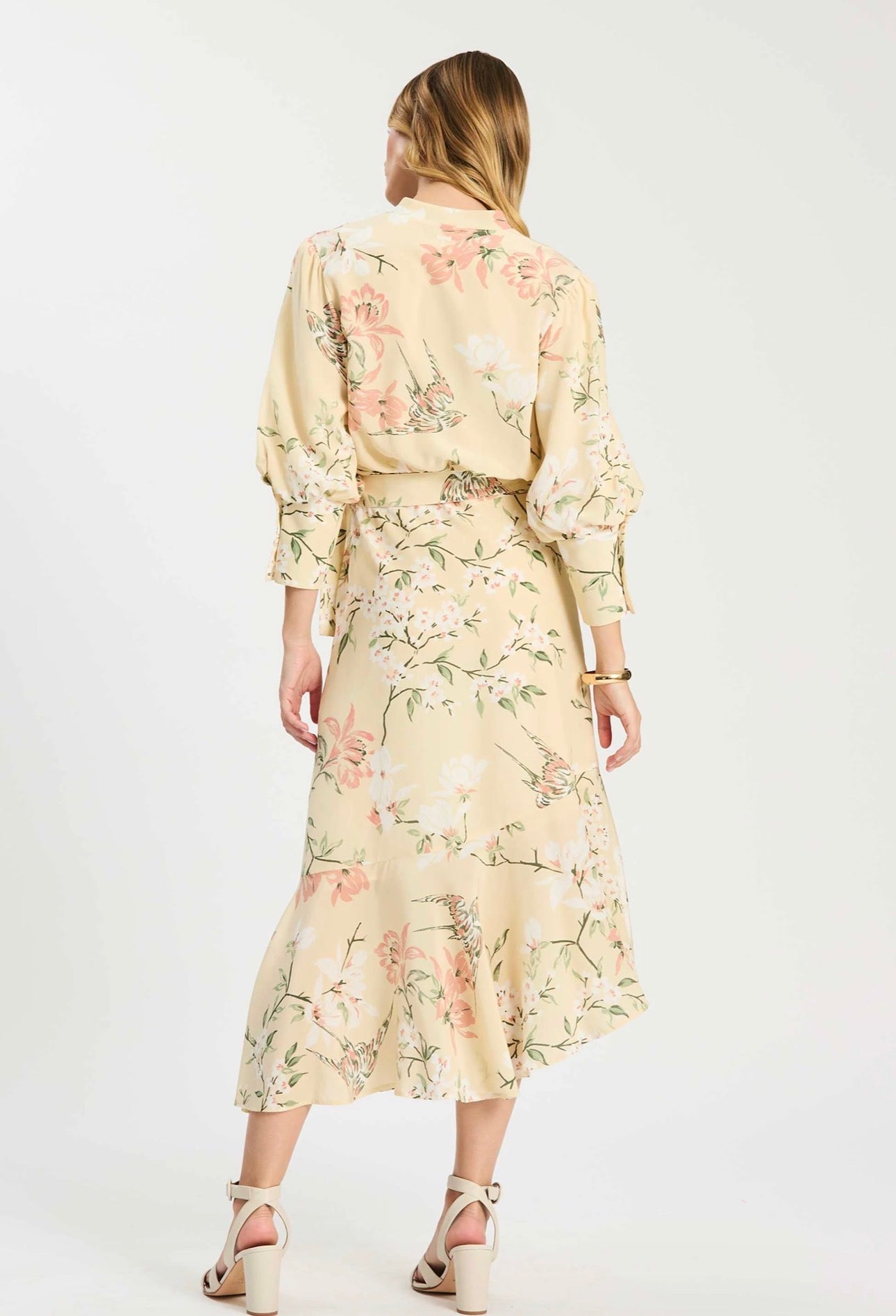 Tyler Boe Multi Jules Starling Silk Dress