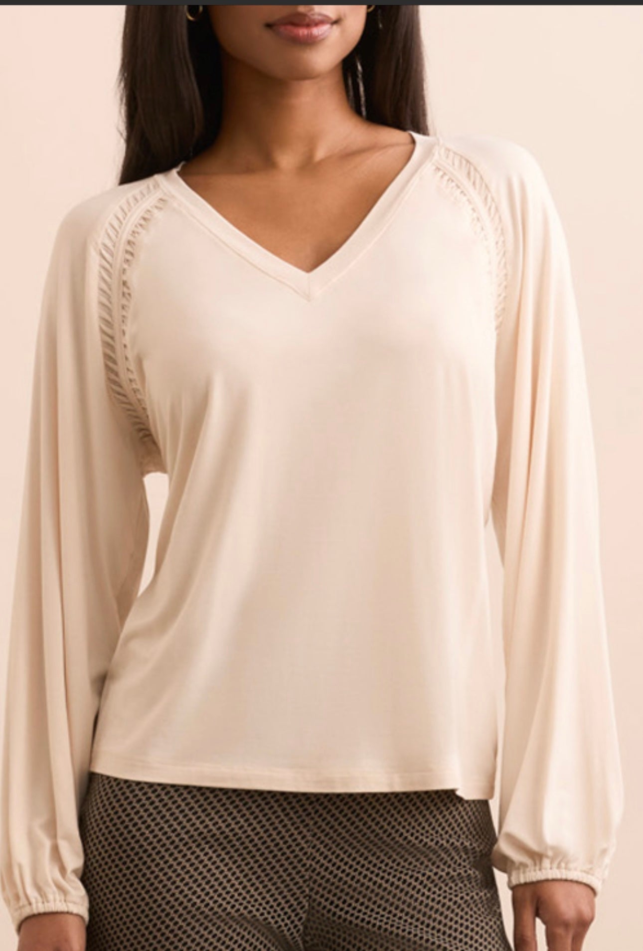 Tribal V-Neck Top