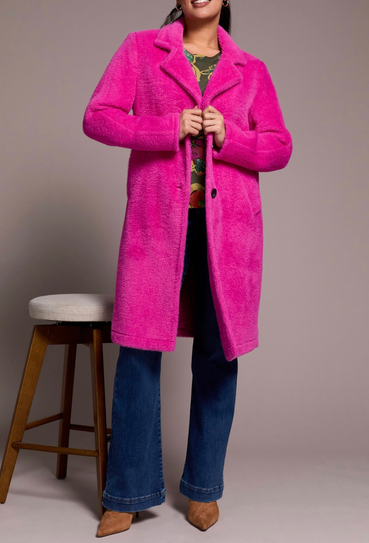 Tribal Pink Coat