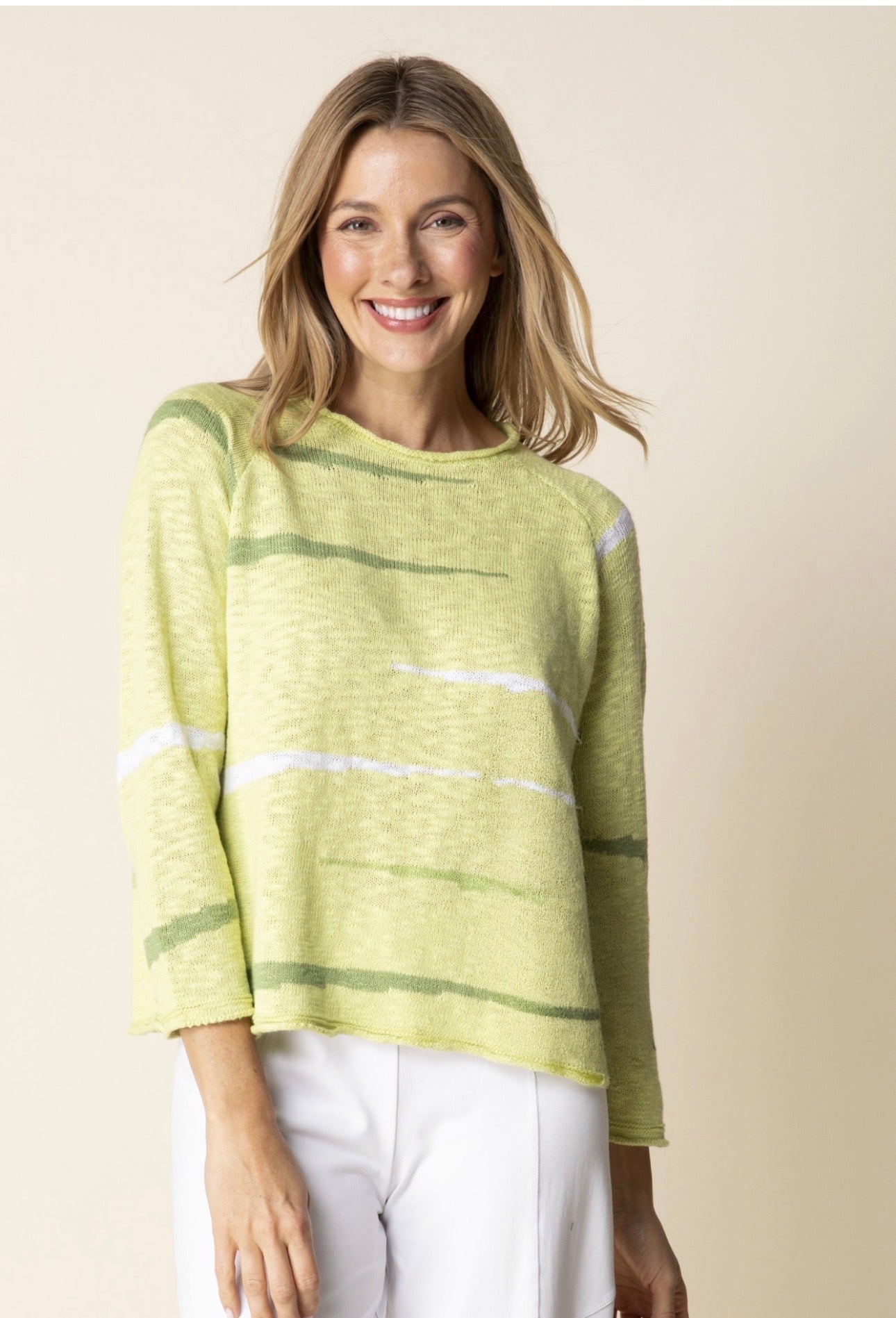 Habitat Boardwalk Raglan Aloe pullover