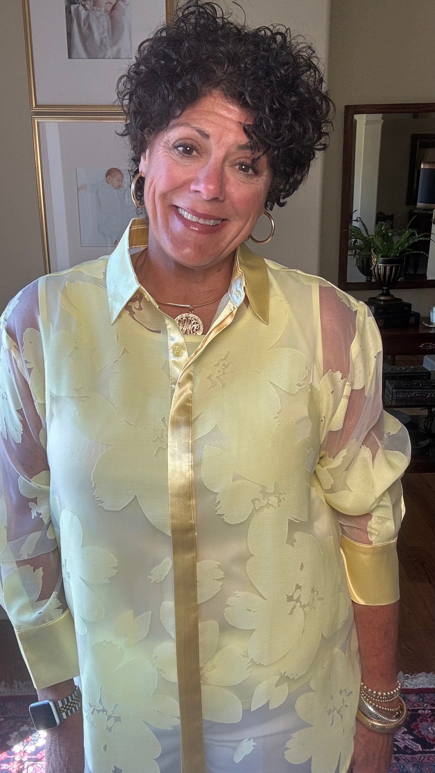 Jade Lemon Placket Overshirt