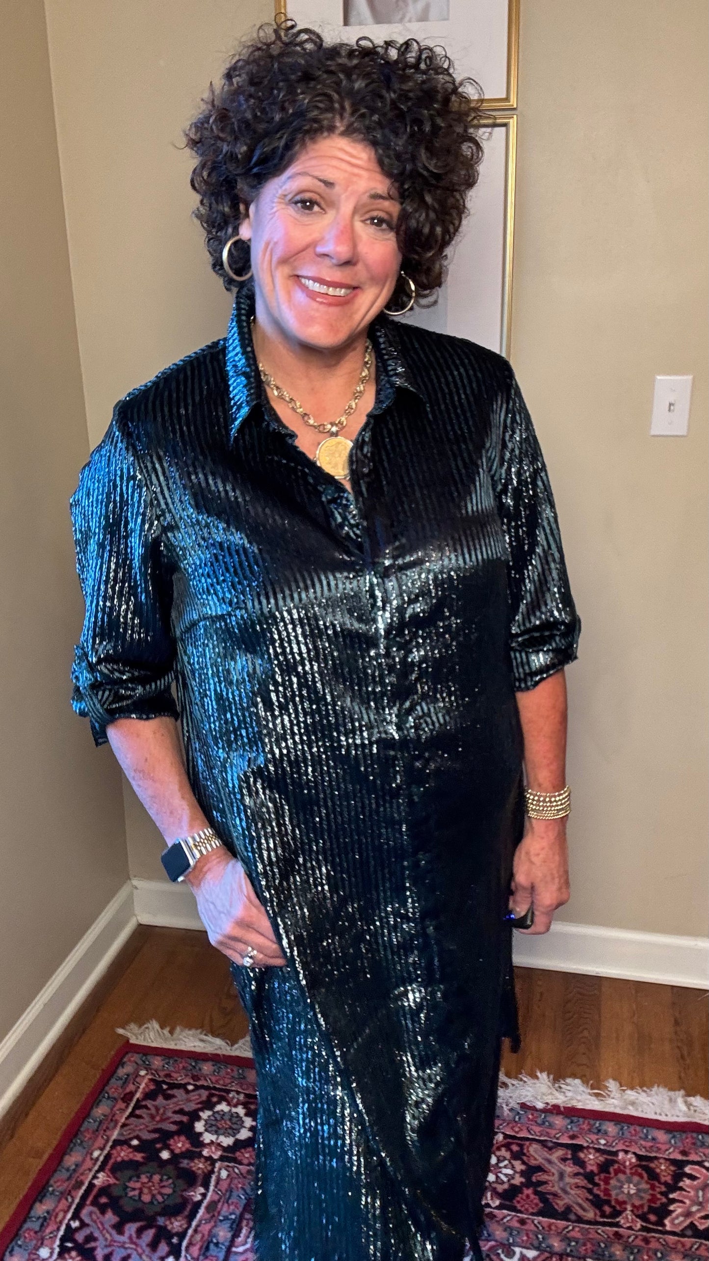 BOHO Chic Dress (Emerald)