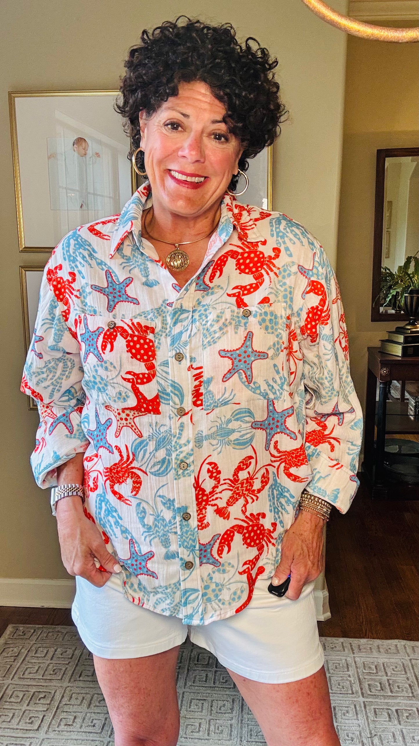 Ivy Jane Gauze Camp Shirt