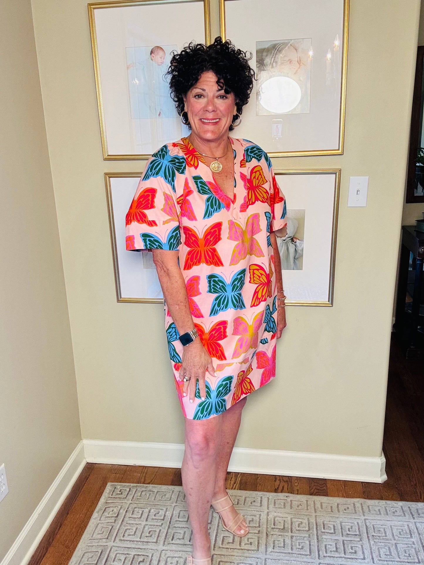 Uncle Frank Butterflies Shift Dress
