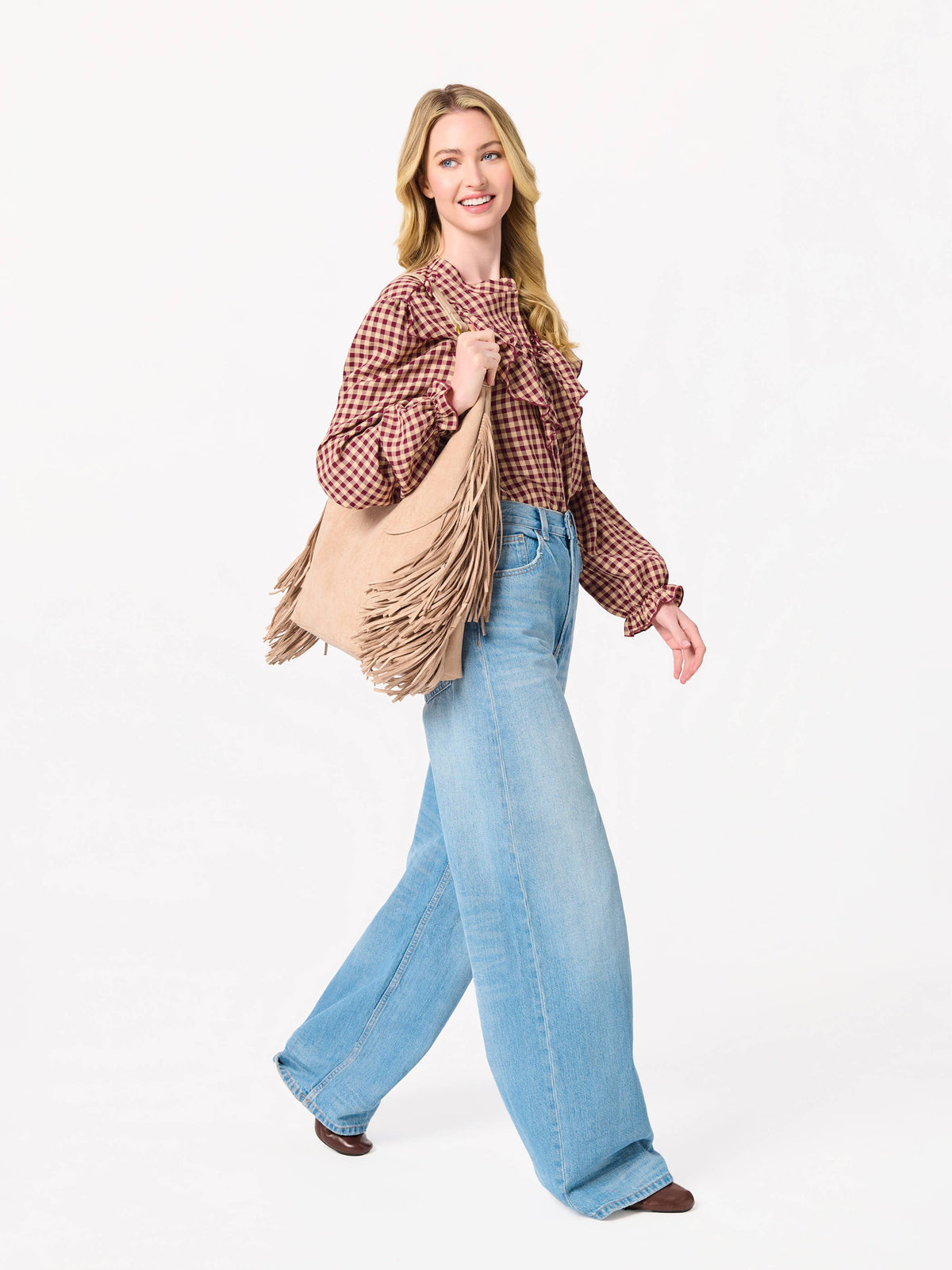 Janis Hobo with Fringe (Clay)