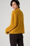 Liverpool long slv mock neck sweater w/ buttons