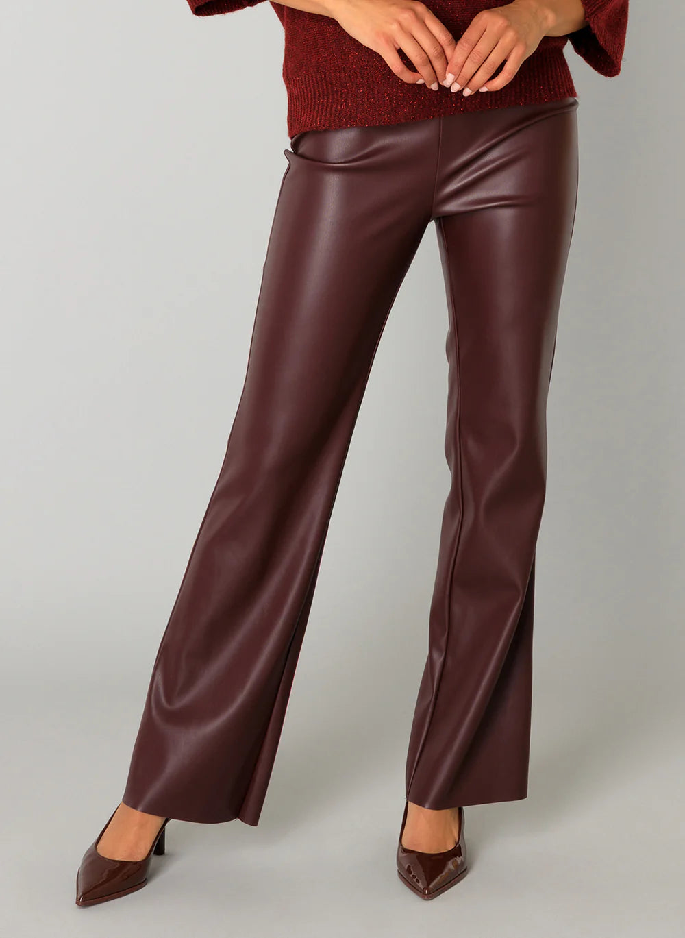Yest Leather Pant (Bordeaux)