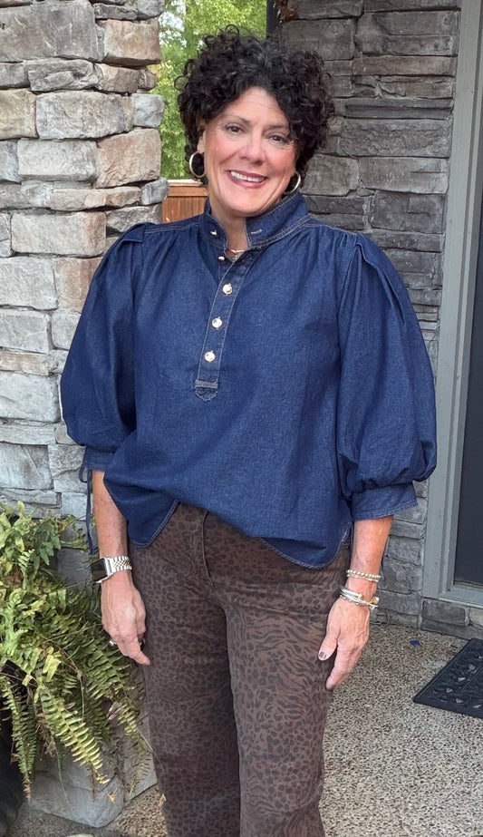 Entro Denim Top