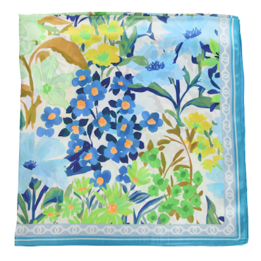 S26074 100% Polyester Lightweight Square Scarf: 01 Peach