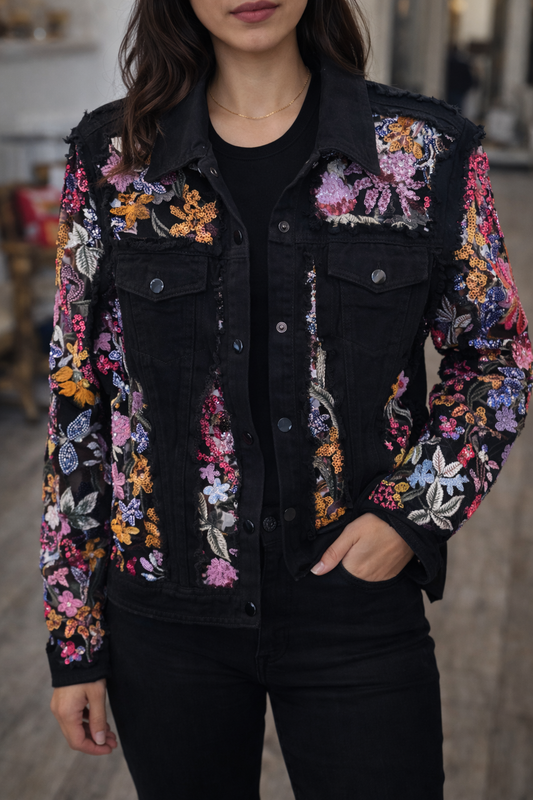 ADORE Black Denim Jacket