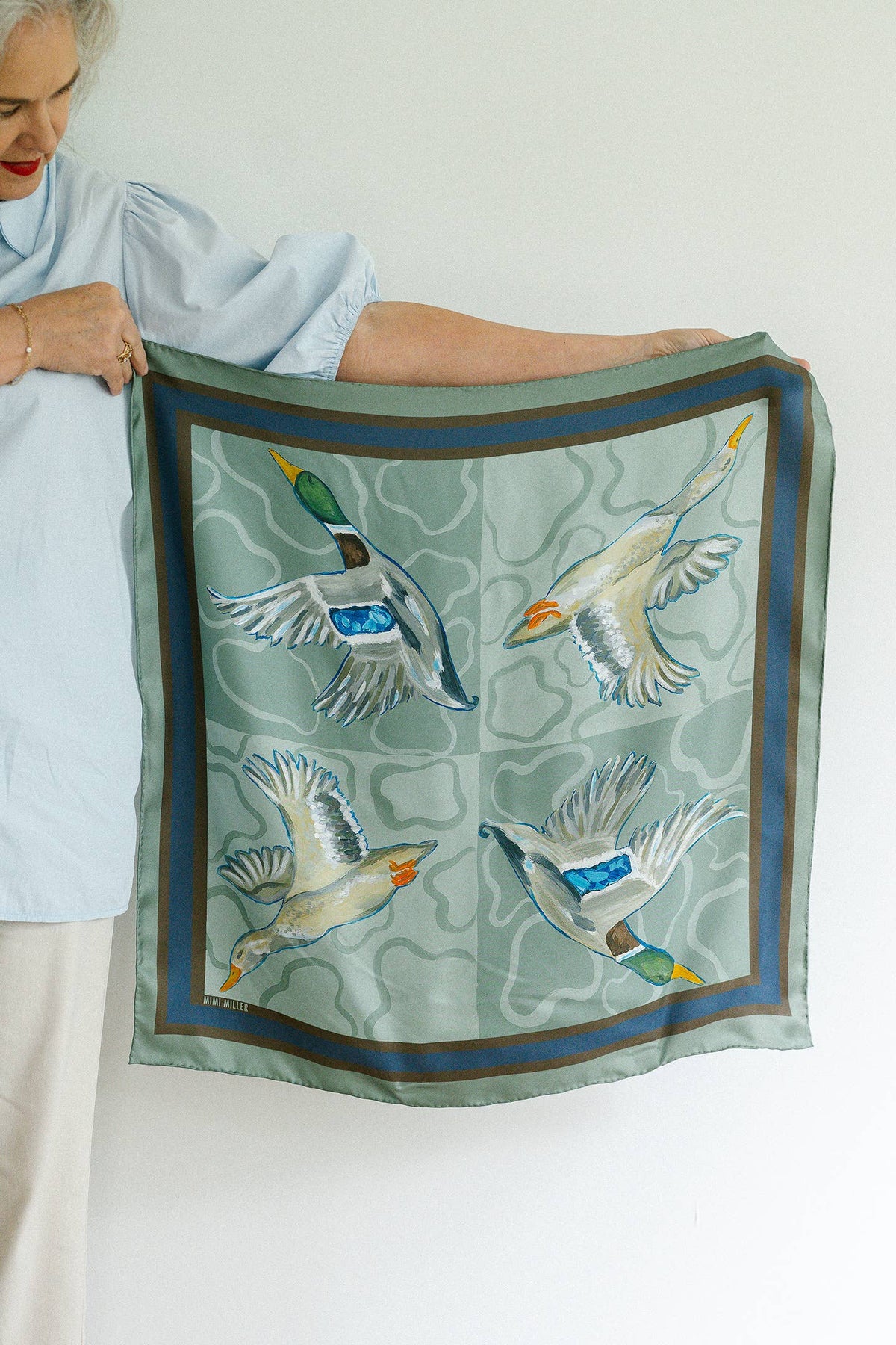 Duck Silk Scarf