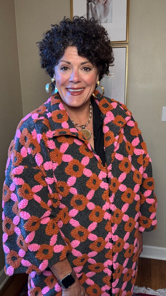 Ivy Jane Floral Long Jacket