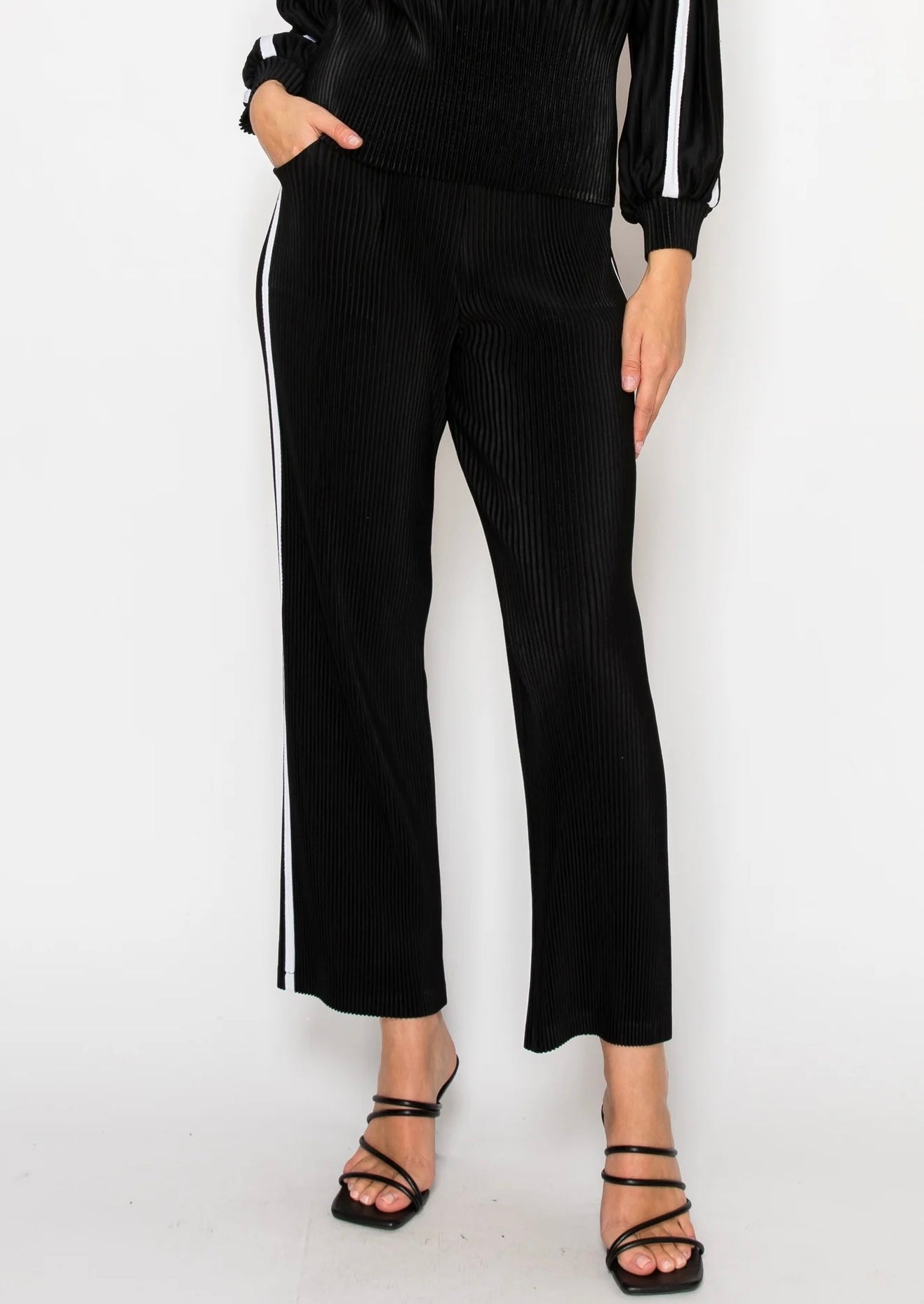 Joh Jory pleated Pant in Black