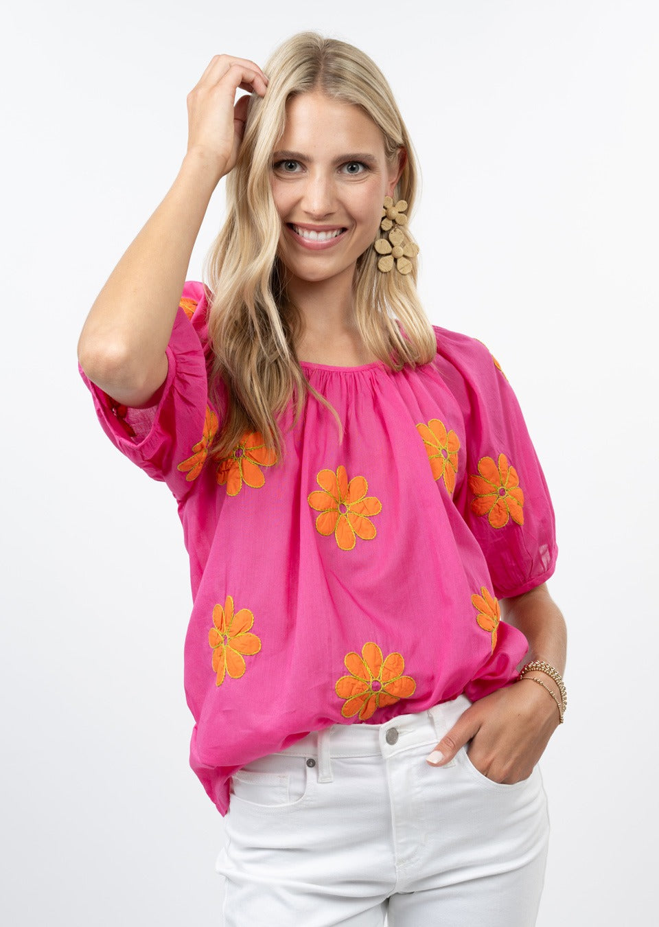 Ivy Jane Daisy Applique Top