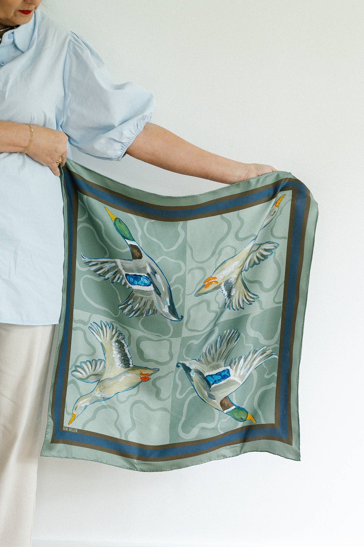 Duck Silk Scarf