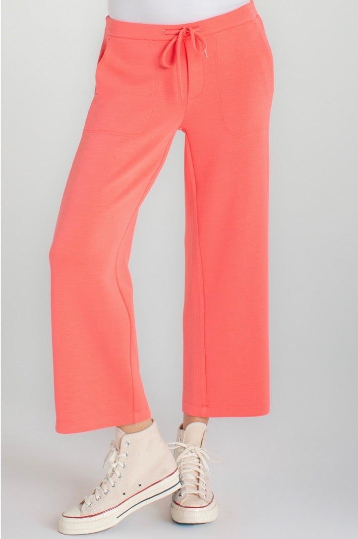 Liverpool Drawstring Coral Pant