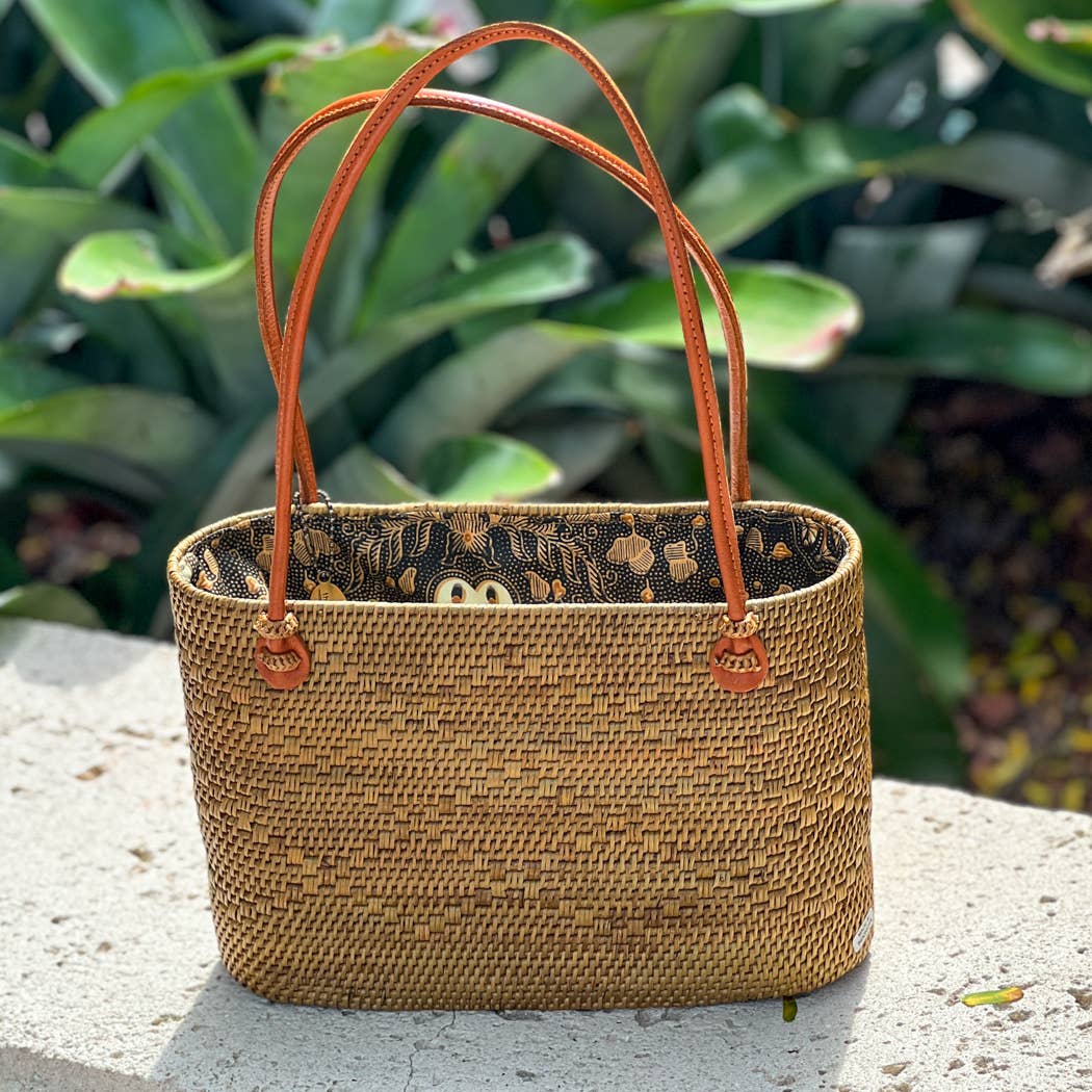 Ata Vine Tote Bags - 3 Sizes, Small Medium and Large: Medium
