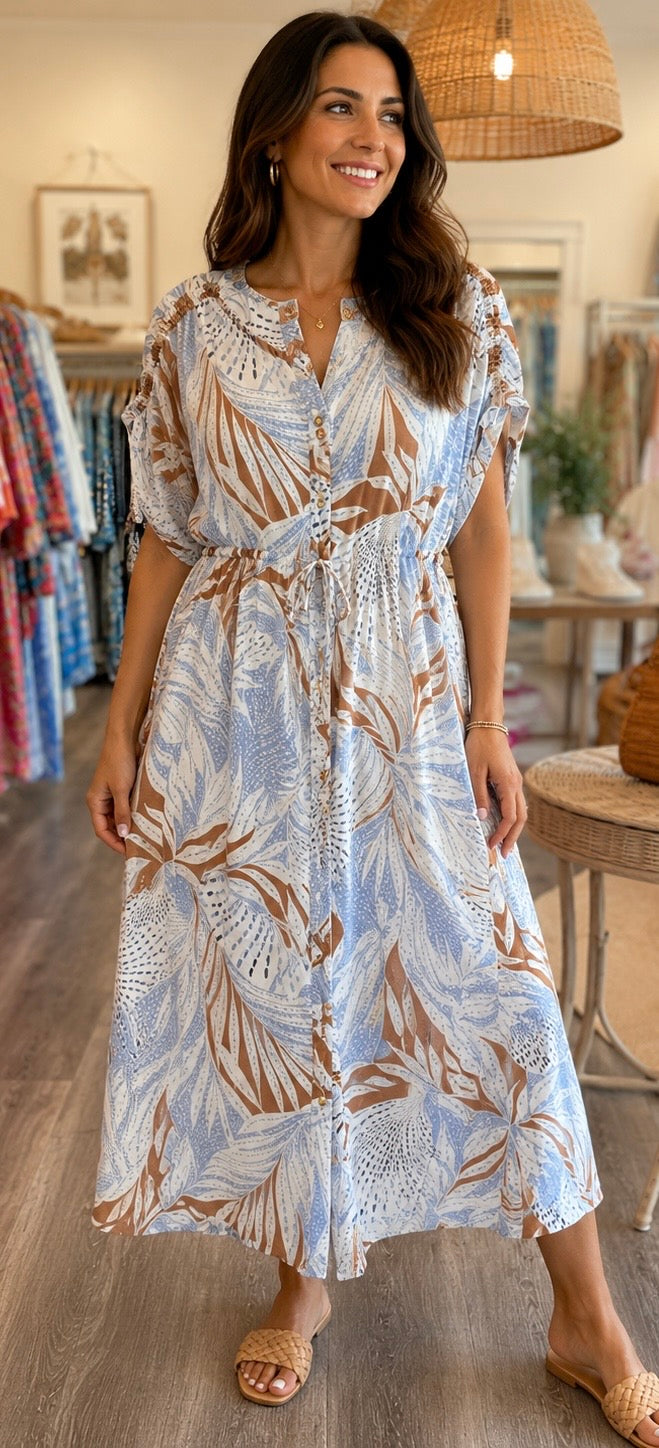 Tribal XIX Palms Cayman Long Dress