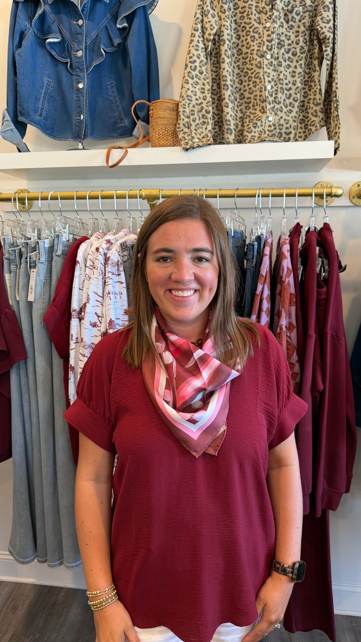 Ivy Jane Maroon Top