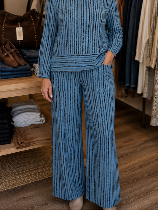 Escape Canyon Stripe Pocket Flood Pant
