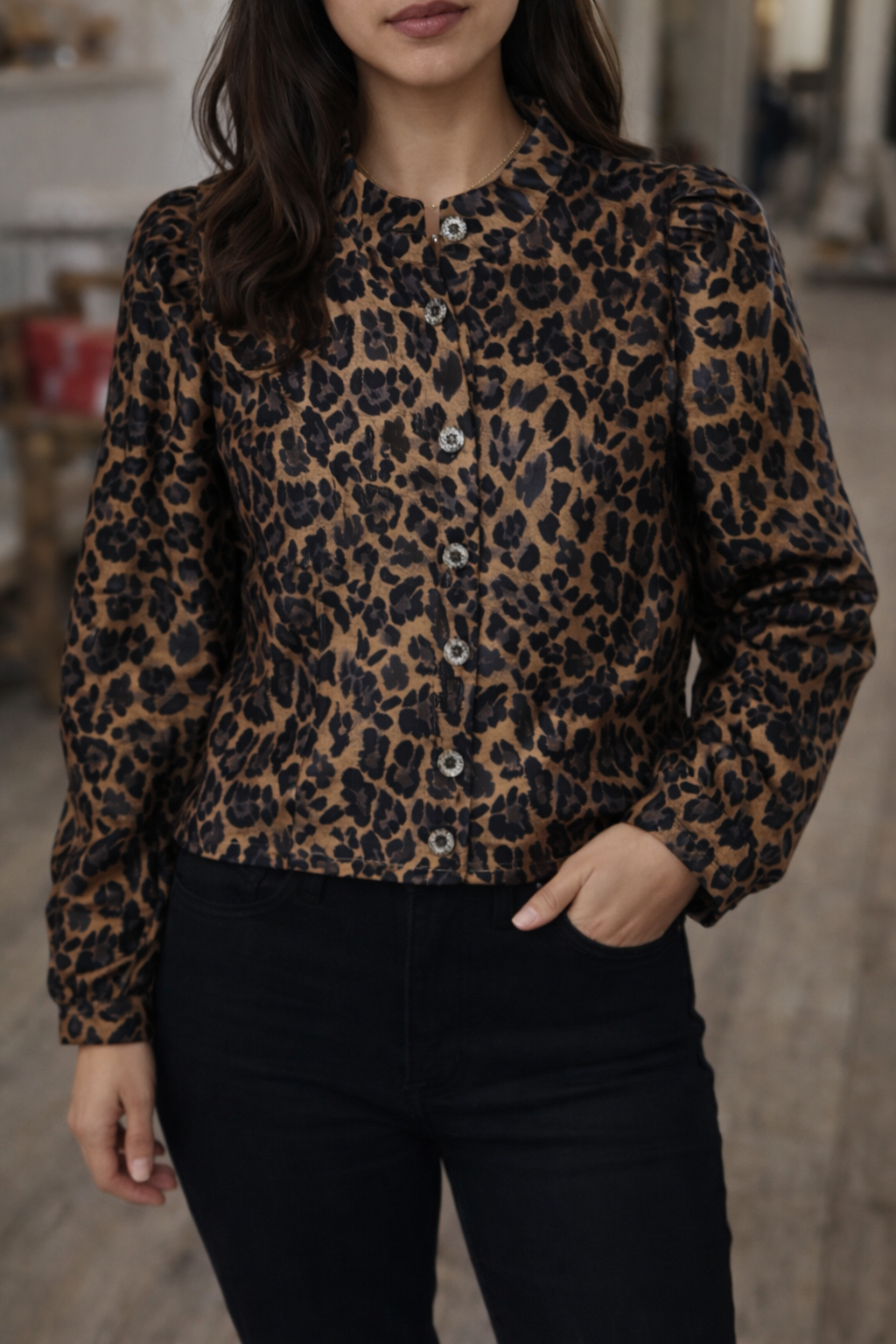 Jade Feral Luxe Cropped Jacket