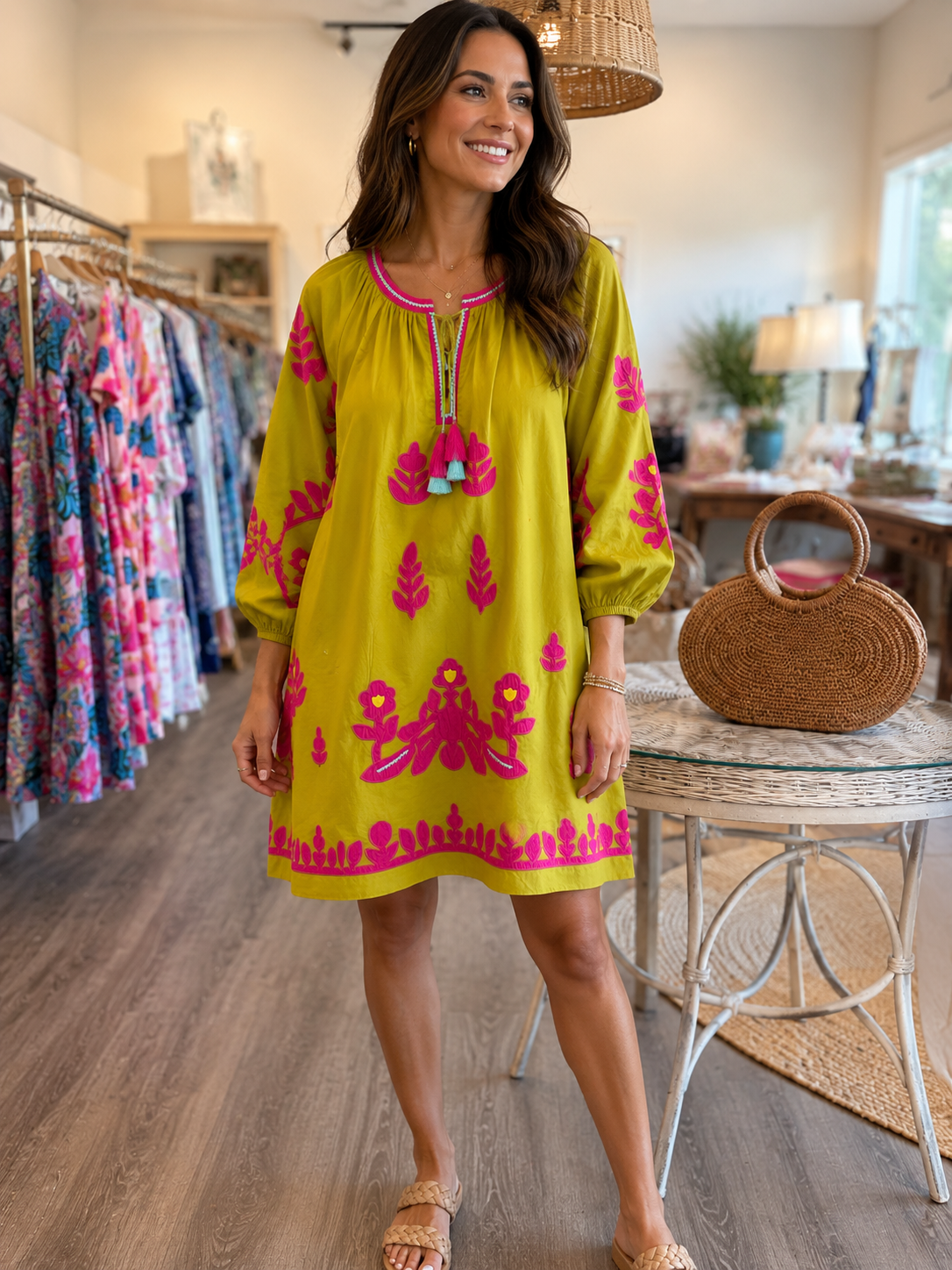 Ivy Jane Applique Tunic Dress