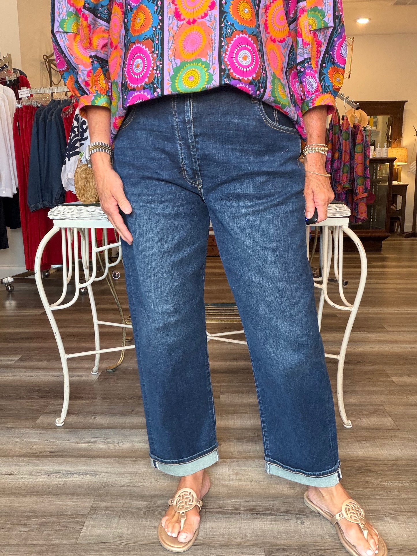 Liverpool Sloane Slouchy Girlfriend w/cuff