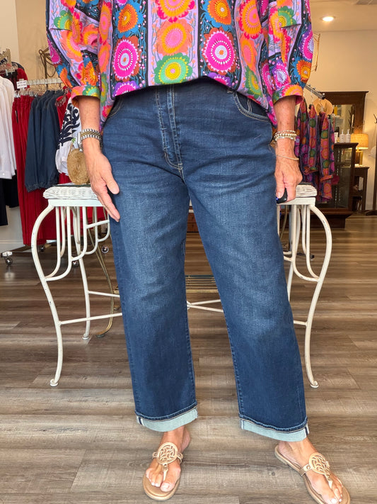 Liverpool Sloane Slouchy Girlfriend w/cuff