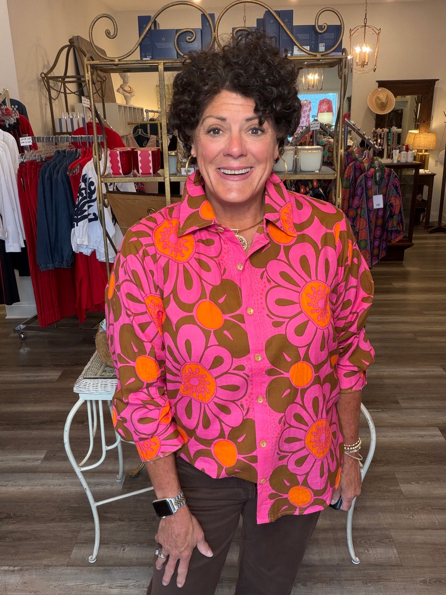 Ivy Jane Mod Daisy Camp Shirt