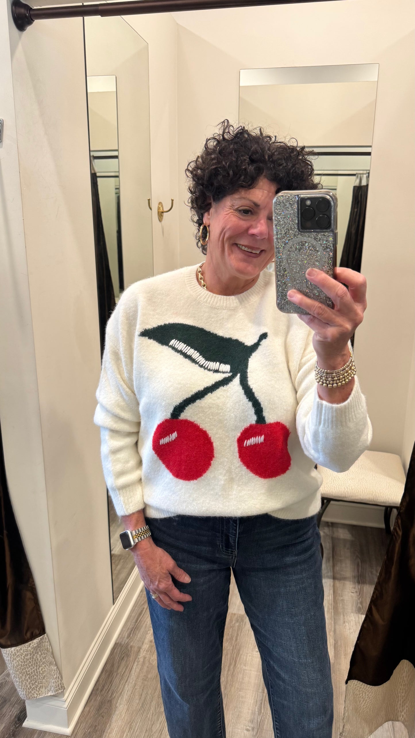 Charlie B Cherry Sweater