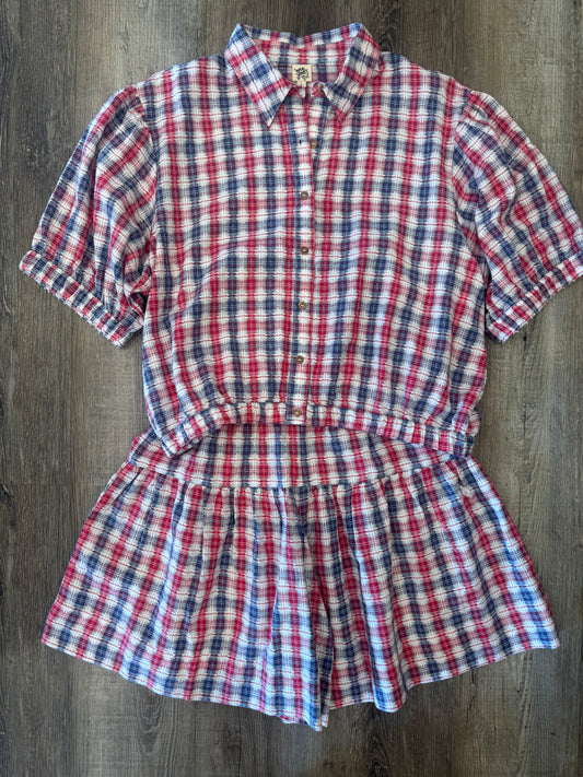 Ivy Jane Plaid Skort