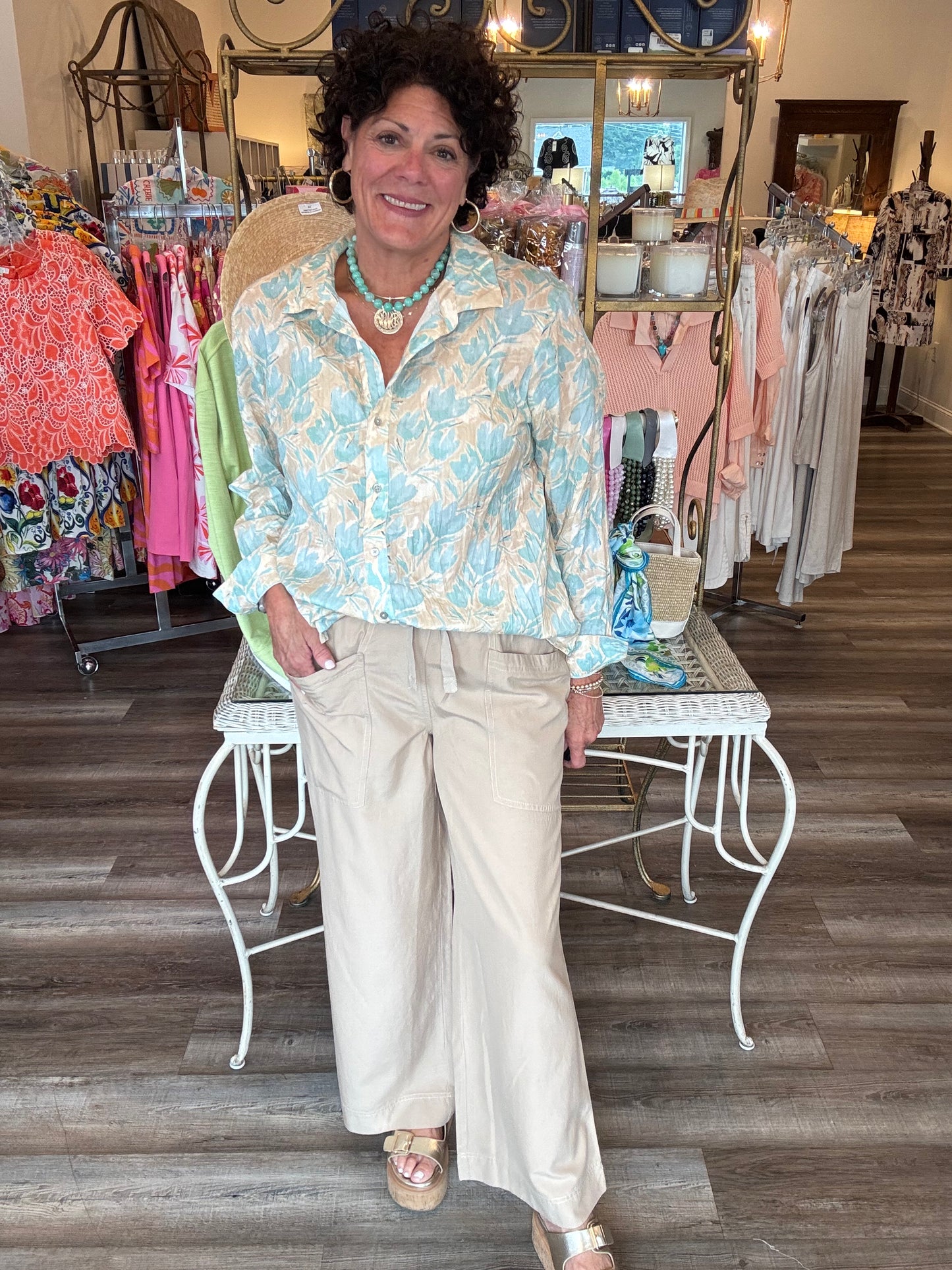 Nic & Zoe Khaki Pant