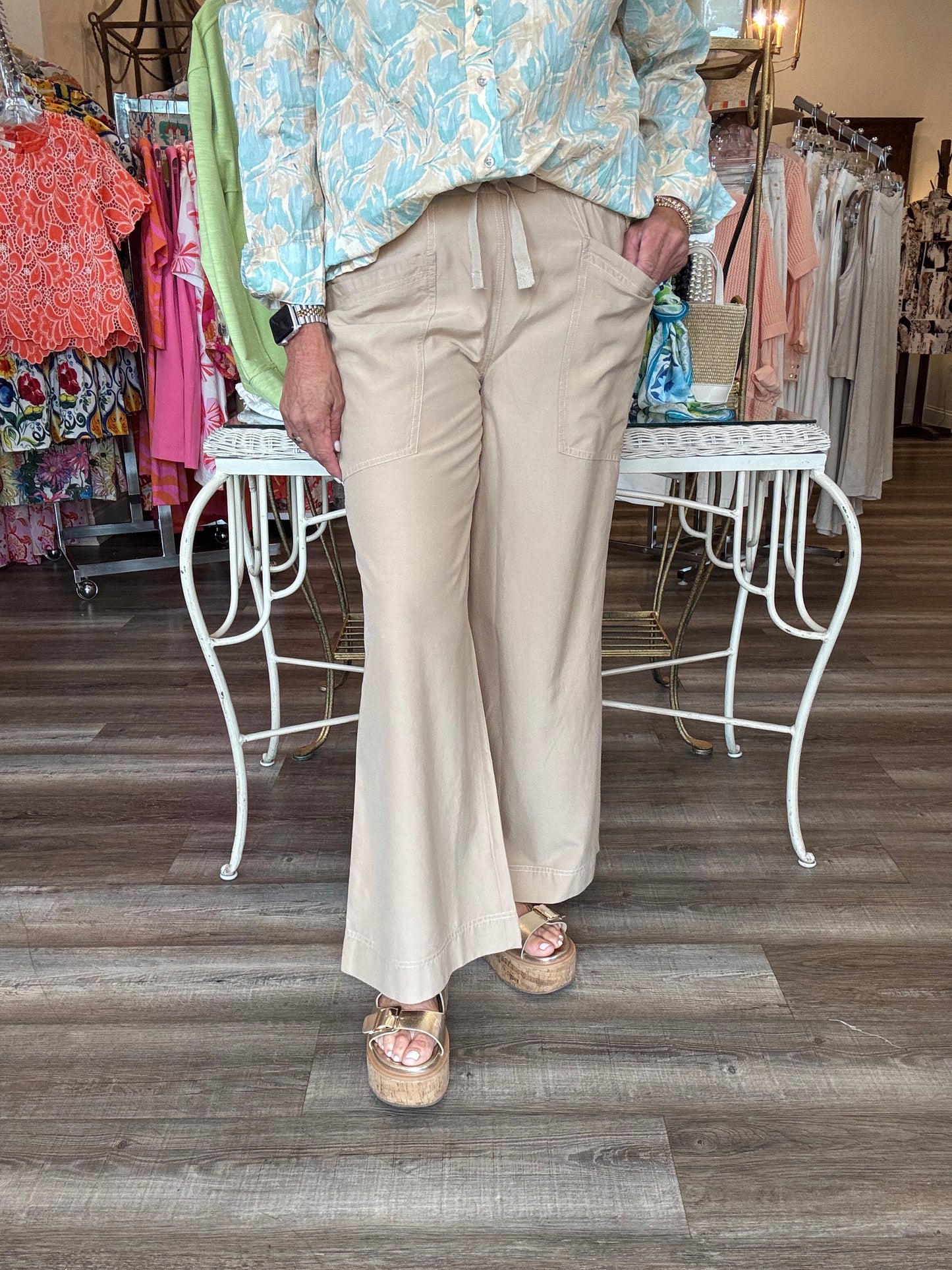 Nic & Zoe Khaki Pant
