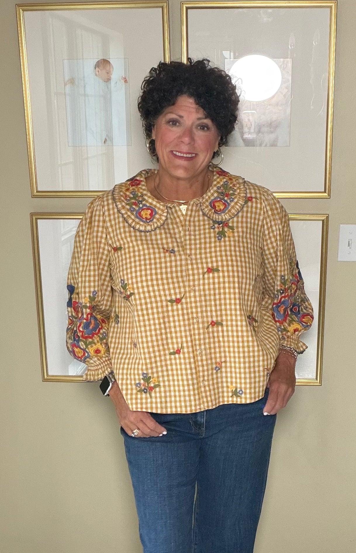 Ivy Jane Check Garden Top