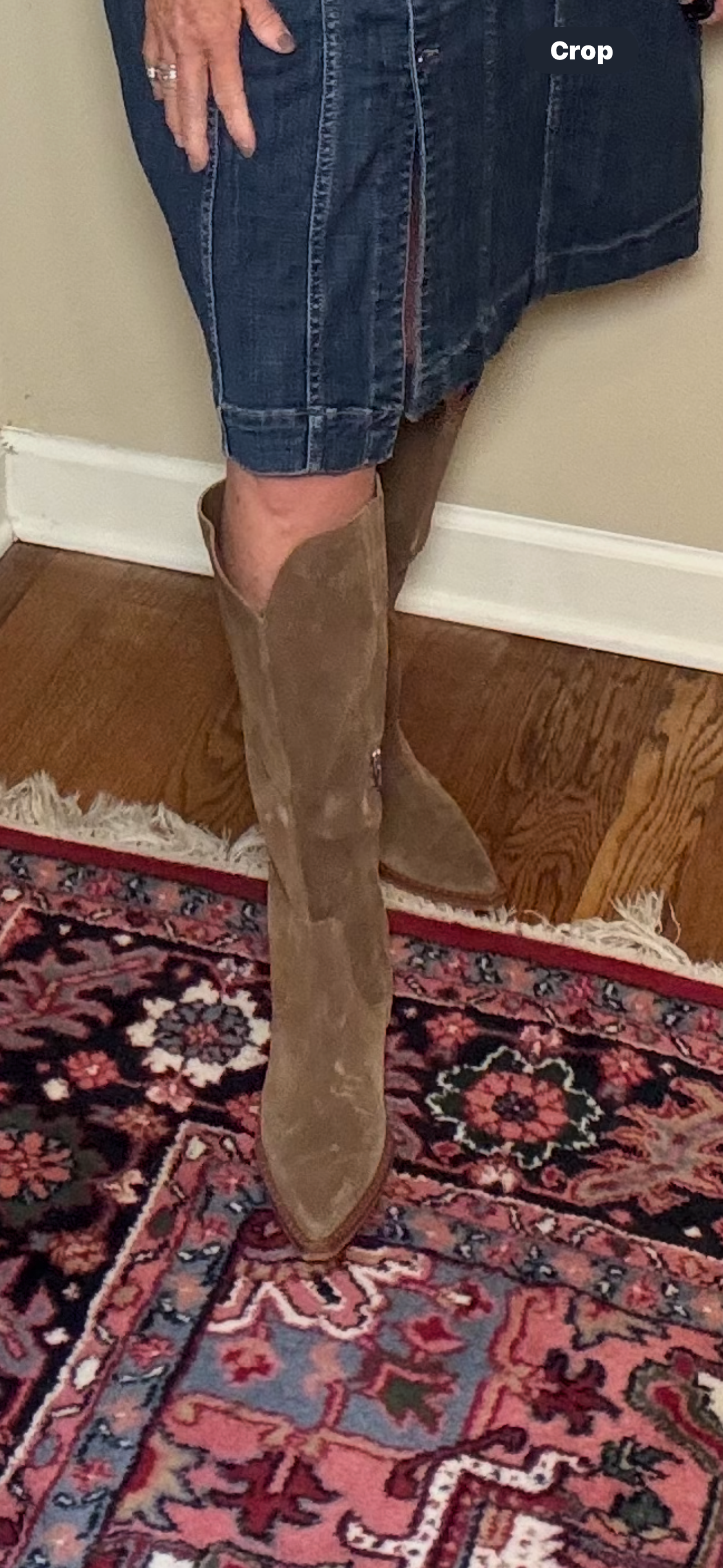 Dolce Vita Brown Suede Tall Boot