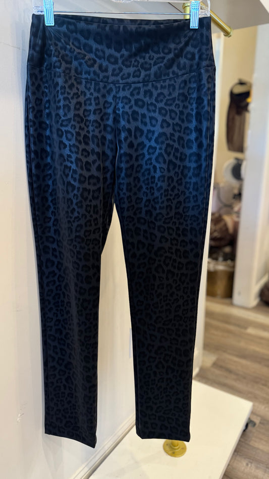 Scapa Black Pant (Animal Print)