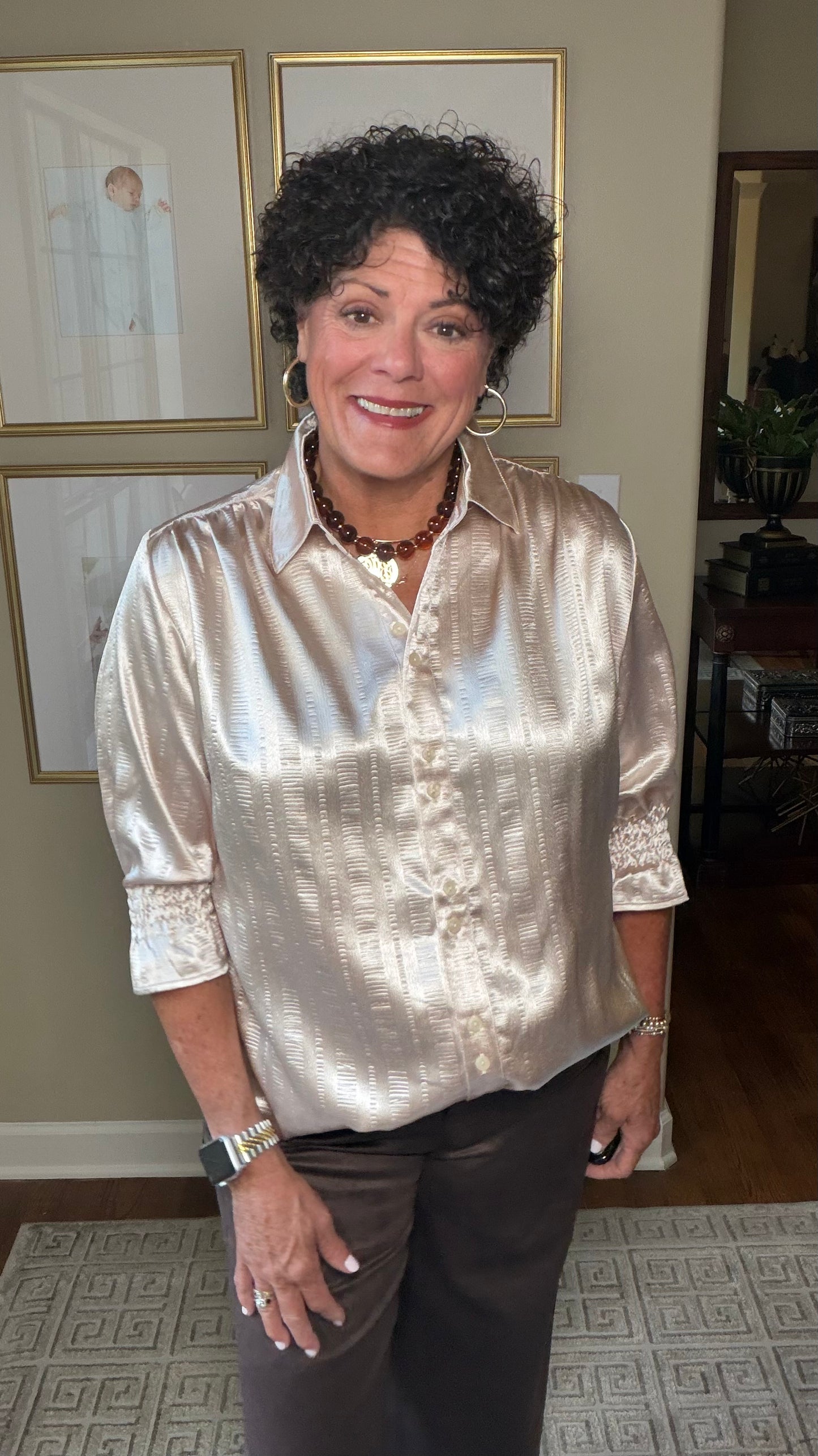 BOHO Chic Taupe Top