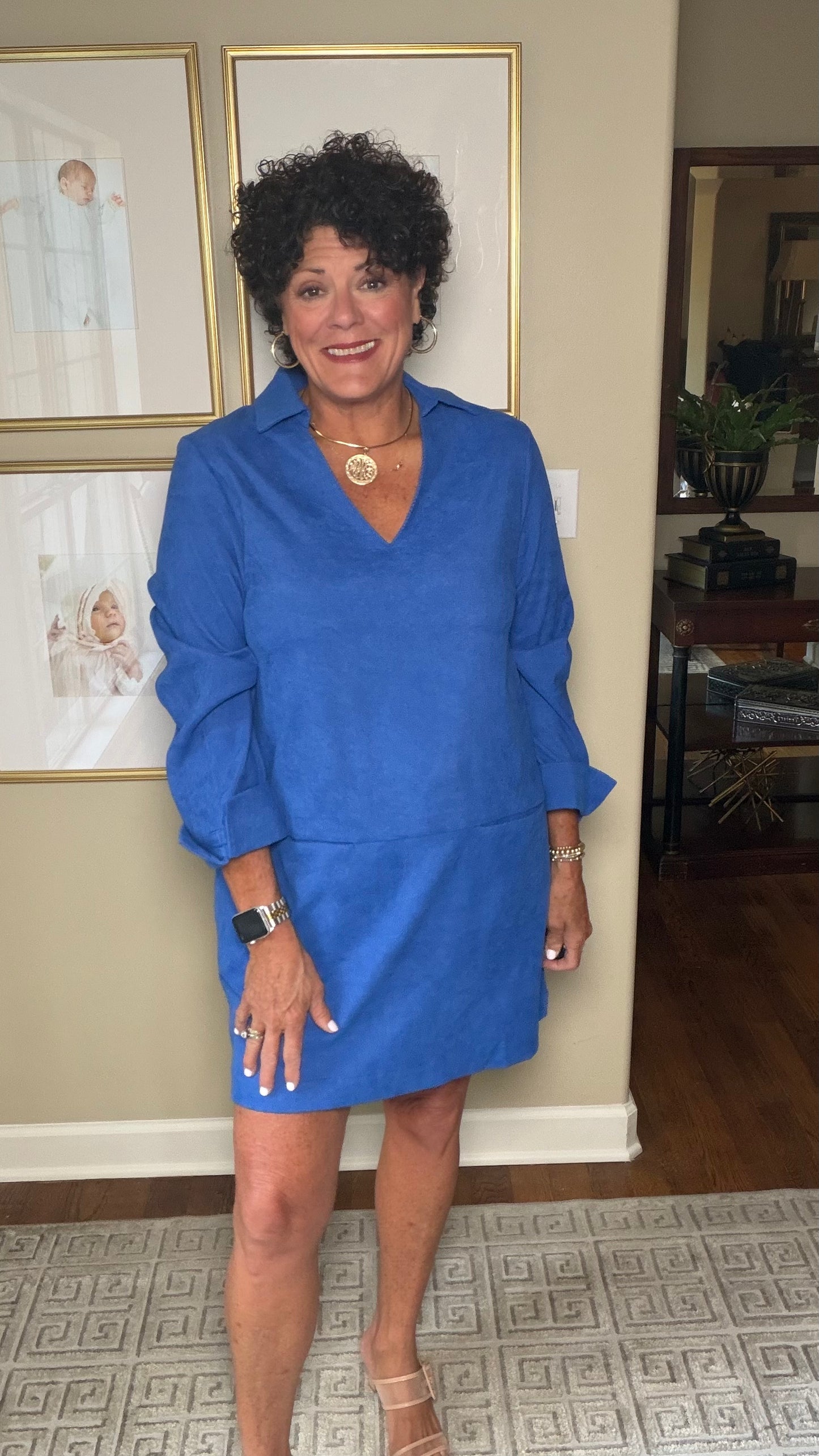 Joy Joy Royal Blue Short Dress