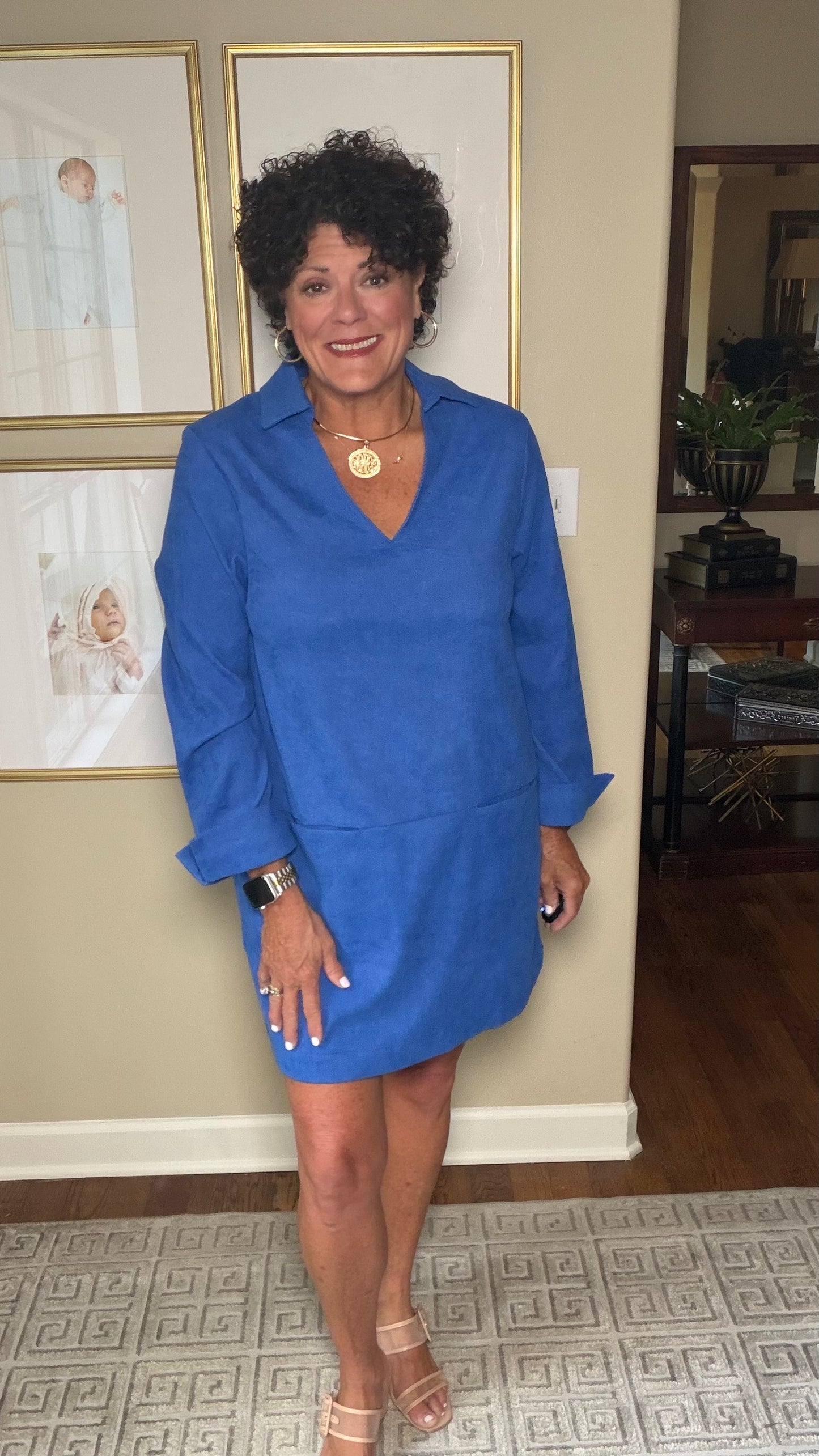 Joy Joy Royal Blue Short Dress