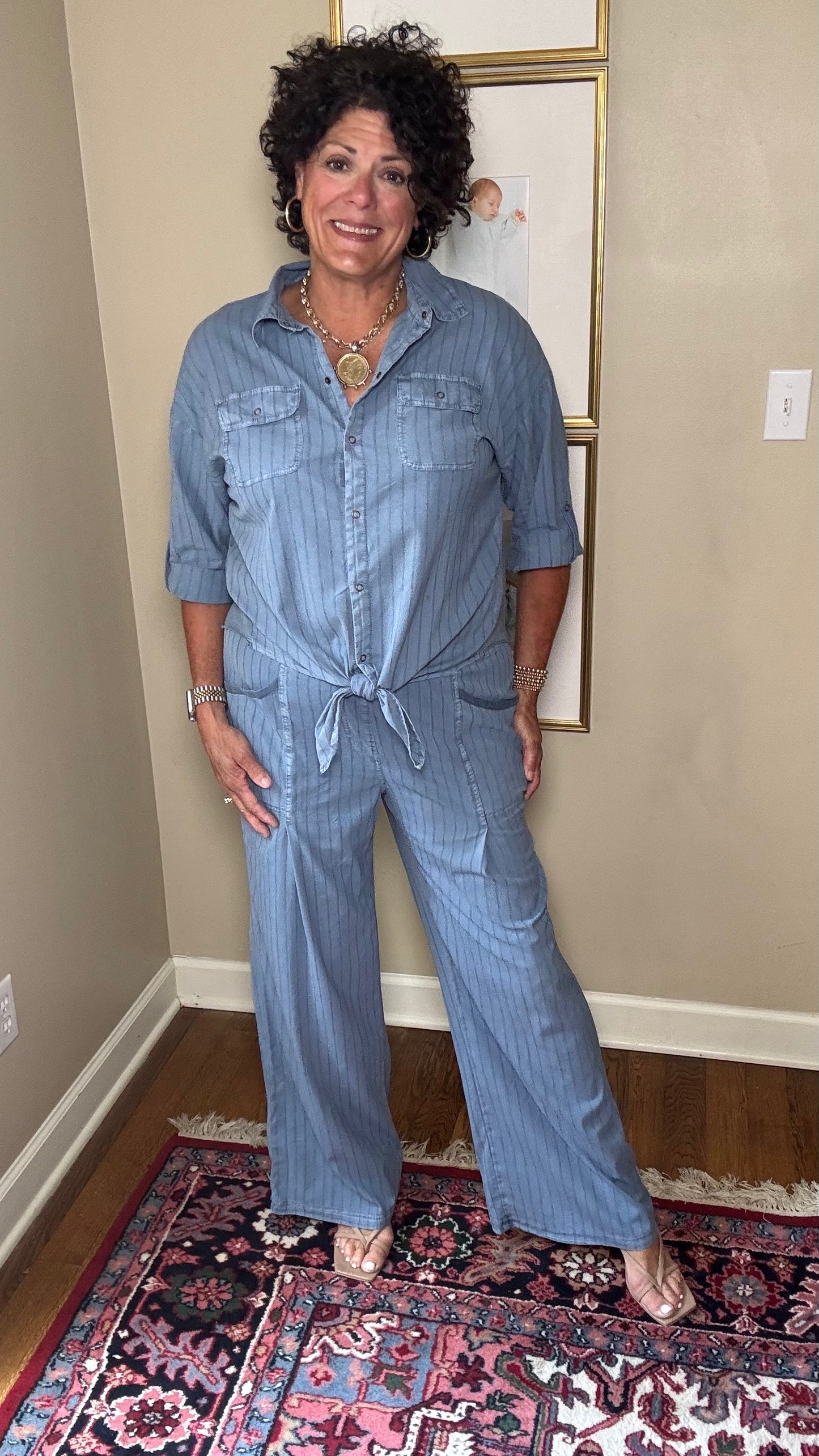 XCVI Slate Blue Pant