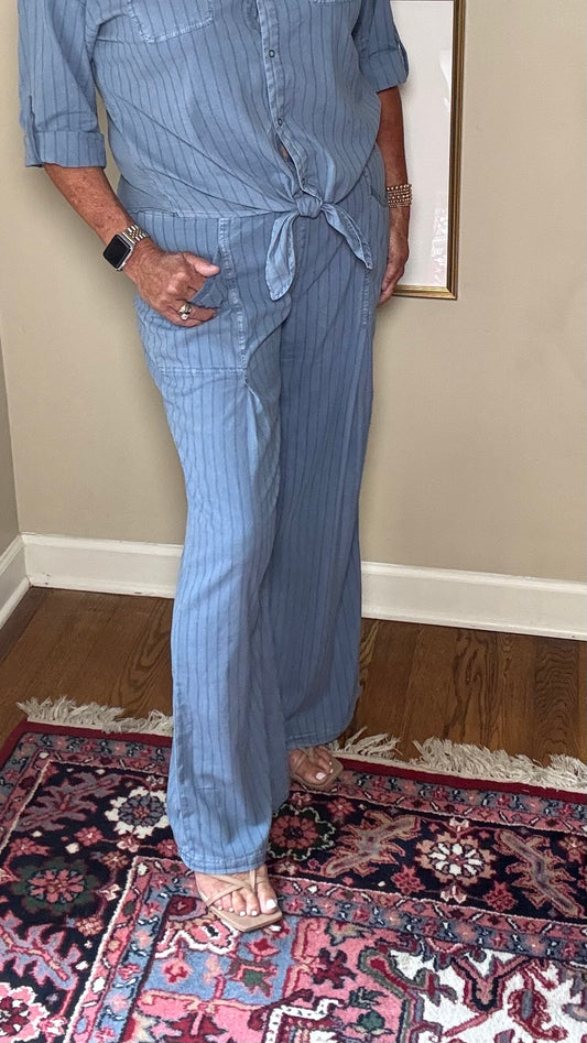 XCVI Slate Blue Pant