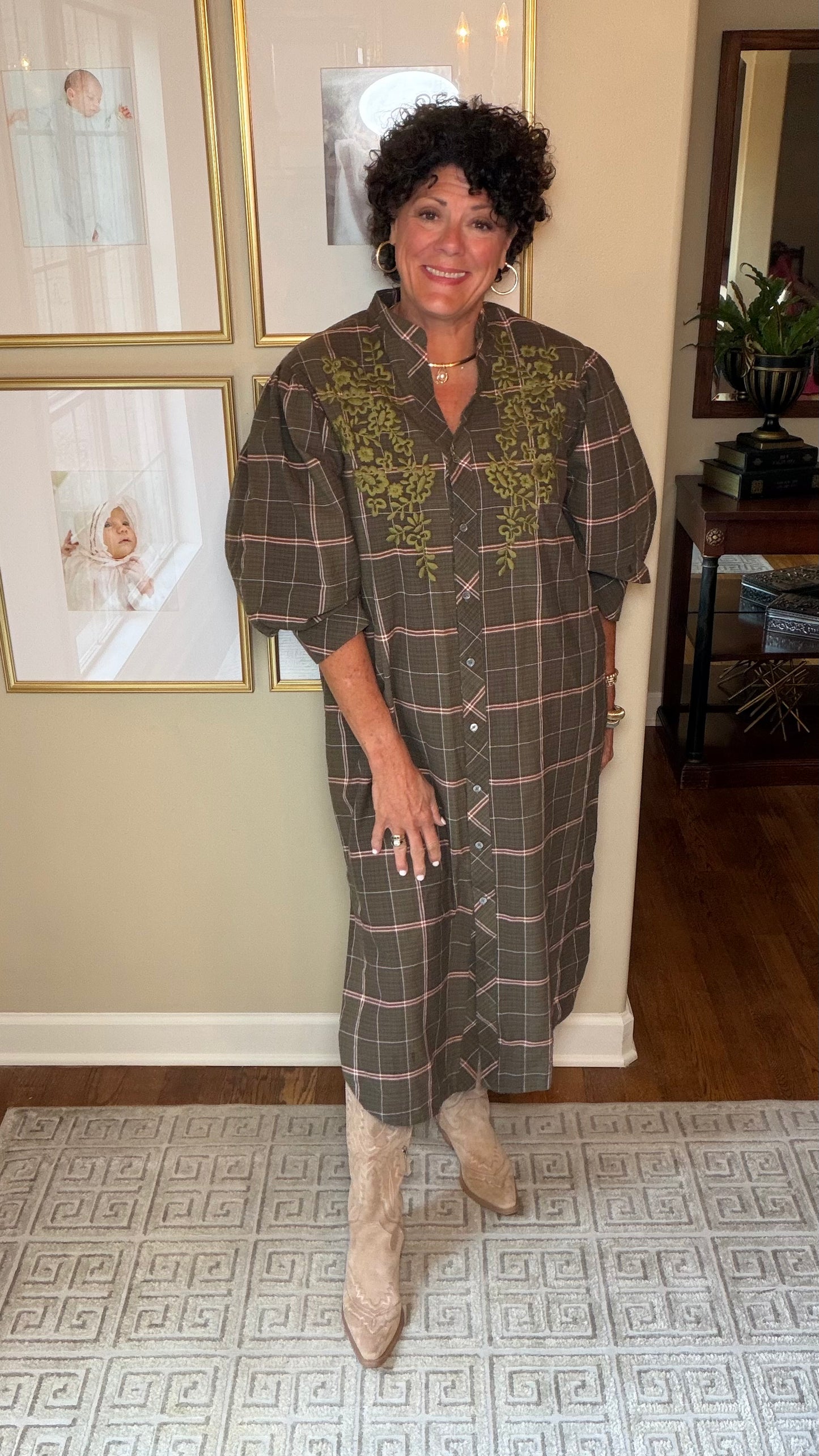 Sister Mary Plaid Dress