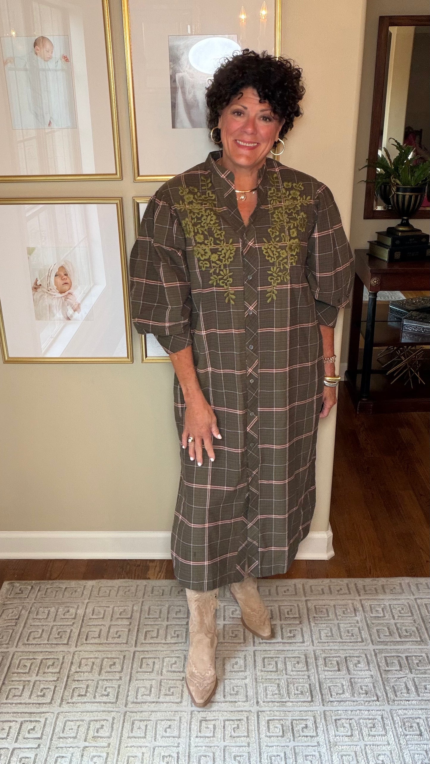 Sister Mary Plaid Dress