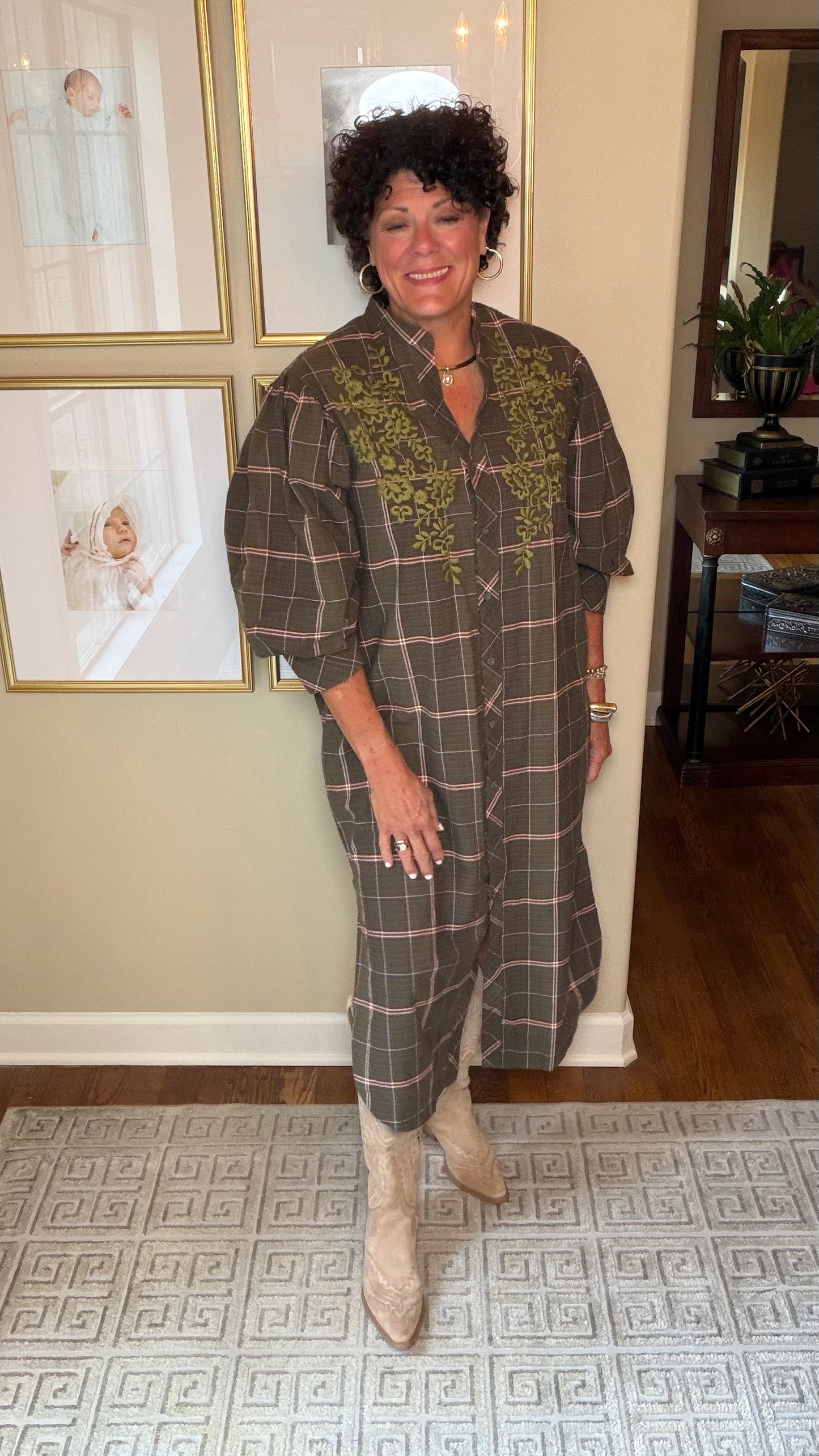 Sister Mary Plaid Dress